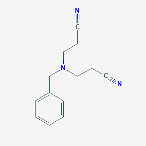 molecular formula C13H15N3 B090756 N-苄基双(2-氰乙基)胺 CAS No. 16728-92-0