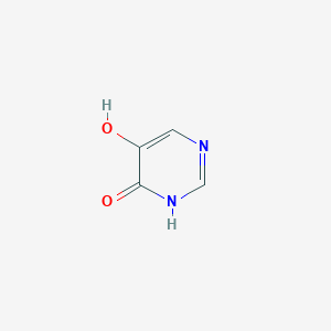 molecular formula C4H4N2O2 B090782 5-羟基嘧啶-4(3H)-酮 CAS No. 15837-41-9