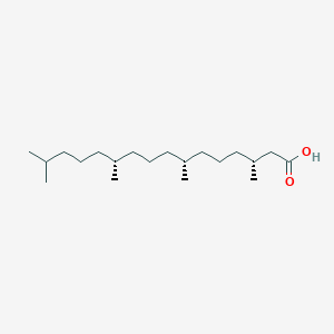 B090792 (3R,7R,11R)-3,7,11,15-Tetramethylhexadecanoic acid CAS No. 18654-64-3
