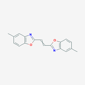 molecular formula C18H14N2O2 B090793 Aclarador óptico 135 CAS No. 1041-00-5