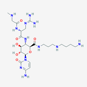 molecular formula C24H44N12O7 B009083 Bagougeramine B CAS No. 104840-34-8
