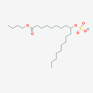 Octadecanoic acid, 9-(sulfooxy)-, 1-butyl ester