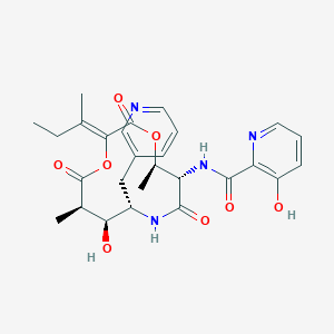 molecular formula C27H32N4O8 B090888 吡啶霉素 CAS No. 18791-21-4