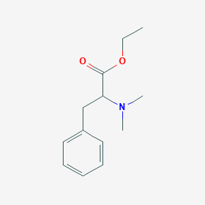 molecular formula C13H19NO2 B090891 Ethyl 2-(dimethylamino)-3-phenylpropanoate CAS No. 15504-42-4