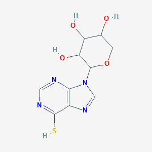 molecular formula C10H12N4O4S B090893 9-(3,4,5-trihydroxyoxan-2-yl)-3H-purine-6-thione CAS No. 18520-89-3