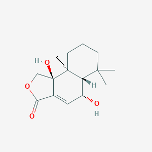 molecular formula C15H22O4 B090896 Pereniporin B CAS No. 16772-63-7