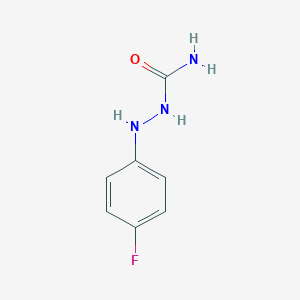 molecular formula C7H8FN3O B090897 (4-Fluoroanilino)urea CAS No. 16901-37-4