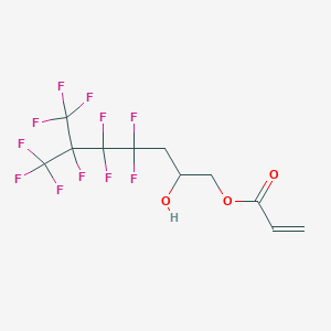 molecular formula C11H9F11O3 B090898 3-(Perfluoro-3-methylbutyl)-2-hydroxypropyl acrylate CAS No. 16083-76-4
