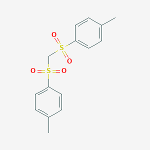 molecular formula C15H16O4S2 B090914 二甲磺酰甲烷 CAS No. 15310-28-8