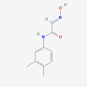 molecular formula C10H12N2O2 B090920 N-(3,4-Dimethylphenyl)-2-(hydroxyimino)acetamide CAS No. 17122-69-9