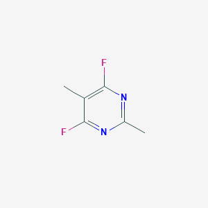 molecular formula C6H6F2N2 B090930 4,6-Difluoro-2,5-dimethylpyrimidine CAS No. 18260-63-4