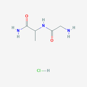 B090954 (S)-2-(2-Aminoacetamido)propanamide hydrochloride CAS No. 15855-91-1