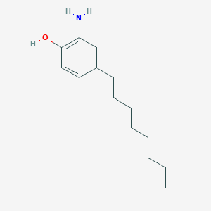 molecular formula C14H23NO B090965 Phenol, 2-amino-4-octyl- CAS No. 18733-06-7