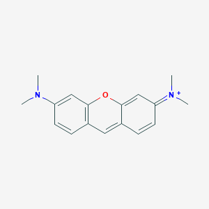 molecular formula C17H19N2O+ B090968 3,6-双（二甲氨基）黄嘌呤 CAS No. 17817-77-5