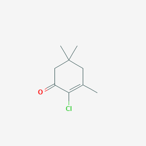 molecular formula C9H13ClO B091037 2-Chloro-3,5,5-trimethylcyclohex-2-EN-1-one CAS No. 17304-82-4