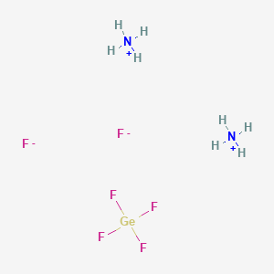 molecular formula F6GeH8N2 B091041 Ammonium hexafluorogermanate(4) CAS No. 16962-47-3