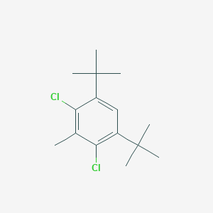 molecular formula C15H22Cl2 B091052 1,5-Di-tert-butyl-2,4-dichloro-3-methylbenzene CAS No. 19404-57-0
