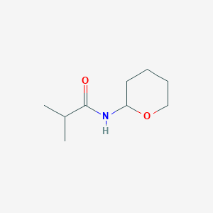 molecular formula C9H17NO2 B091057 Isobutyramide, N-tetrahydro-2-pyranyl- CAS No. 15879-39-7