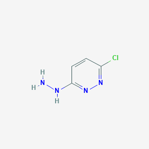 molecular formula C4H5ClN4 B091096 3-氯-6-肼基哒嗪 CAS No. 17284-97-8