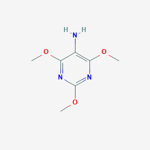 molecular formula C7H11N3O3 B091103 2,4,6-三甲氧基嘧啶-5-胺 CAS No. 16097-43-1