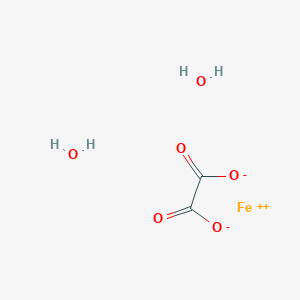 molecular formula C2H4FeO6 B091104 草酸亚铁二水合物 CAS No. 1047-25-2