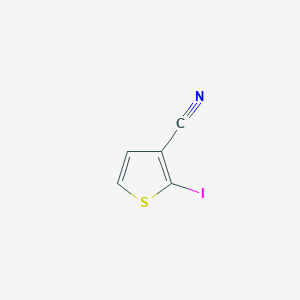 molecular formula C5H2INS B091106 2-Iodothiophene-3-carbonitrile CAS No. 18800-01-6