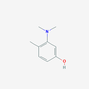 molecular formula C9H13NO B091108 3-(二甲基氨基)-4-甲基苯酚 CAS No. 119-31-3