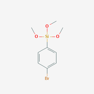 molecular formula C9H13BrO3Si B091109 (4-溴苯基)三甲氧基硅烷 CAS No. 17043-05-9
