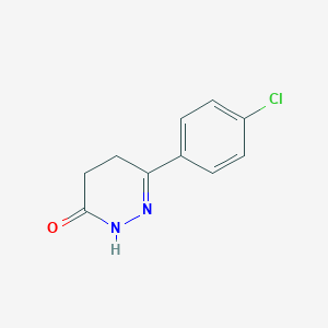 molecular formula C10H9ClN2O B091117 6-(4-氯苯基)-4,5-二氢吡哒嗪-3(2H)-酮 CAS No. 1079-73-8