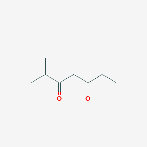 molecular formula C9H16O2 B091118 2,6-二甲基-3,5-庚二酮 CAS No. 18362-64-6