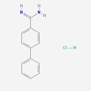 molecular formula C13H13ClN2 B009112 联苯-4-甲酰胺盐酸盐 CAS No. 111082-23-6