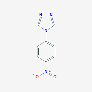 molecular formula C8H6N4O2 B091132 4-(4-nitrophenyl)-4H-1,2,4-triazole CAS No. 16759-47-0