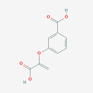 molecular formula C10H8O5 B091144 3-[(1-羧基乙烯基)氧基]苯甲酸 CAS No. 16929-37-6