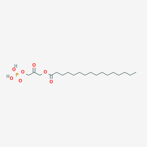 molecular formula C19H37O7P B091164 1-棕榈酰基甘油酮 3-磷酸 CAS No. 17378-38-0