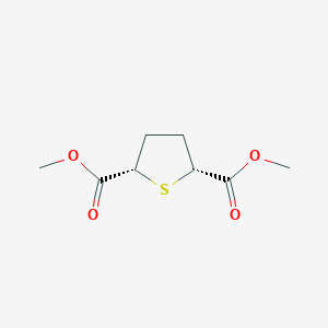B091166 (2S,5R)-Tetrahydrothiophene-2,5-dicarboxylic acid dimethyl ester CAS No. 19438-91-6