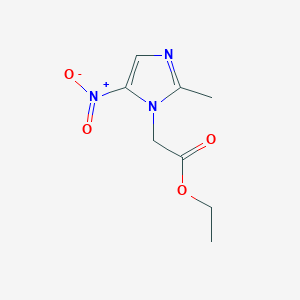 B091182 Imidazole-1-acetic acid, 2-methyl-5-nitro-, ethyl ester CAS No. 1016-40-6