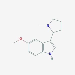 B091187 5-methoxy-3-(1-methylpyrrolidin-2-yl)-1H-indole CAS No. 19137-94-1