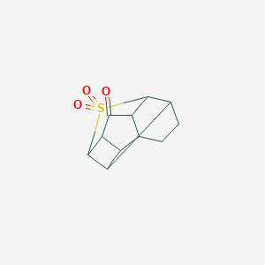 B091192 Octahydro-6,2,5-ethan[1]yl[2]ylidene-2H-cyclobuta[cd][2]benzothiophen-7-one 1,1-dioxide CAS No. 19086-81-8