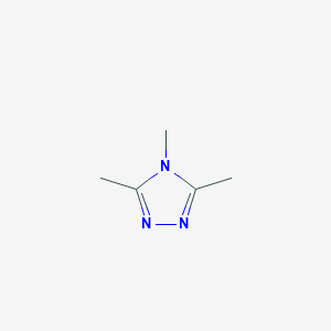 molecular formula C5H9N3 B091196 3,4,5-三甲基-4H-1,2,4-三唑 CAS No. 16759-45-8