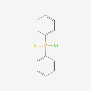 molecular formula C12H10ClPS B091209 氯二苯基膦硫醚 CAS No. 1015-37-8