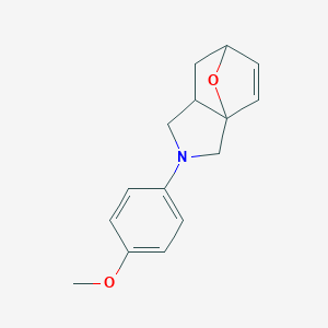 B091245 3a,6-Epoxy-3aH-isoindole, 1,2,3,6,7,7a-hexahydro-2-(4-methoxyphenyl)- CAS No. 17960-79-1