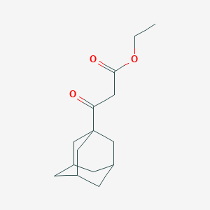 B091254 Ethyl 3-(1-adamantyl)-3-oxopropanoate CAS No. 19386-06-2