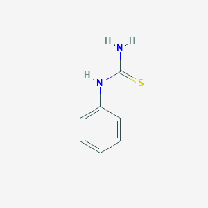 molecular formula C7H8N2S B091264 苯硫脲 CAS No. 103-85-5