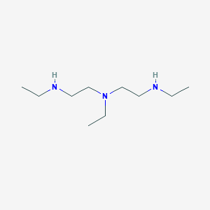 molecular formula C10H25N3 B091287 1,2-Ethanediamine, N,N'-diethyl-N-[2-(ethylamino)ethyl]- CAS No. 105-93-1