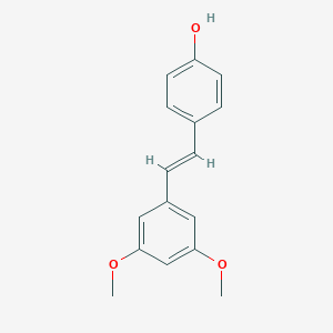 molecular formula C16H16O3 B091288 Pterostilbene CAS No. 18259-15-9
