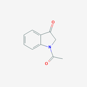 molecular formula C10H9NO2 B091299 1-乙酰基吲哚-3-酮 CAS No. 16800-68-3