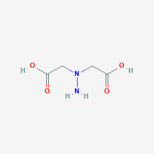 molecular formula C4H8N2O4 B091300 Acetic acid, 2,2'-hydrazinylidenebis- CAS No. 19247-05-3
