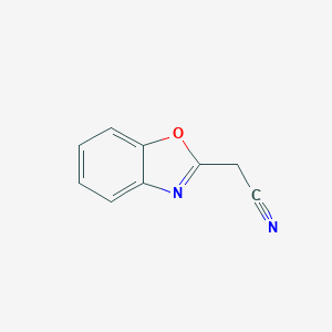 molecular formula C9H6N2O B091303 1,3-苯并噁唑-2-基乙腈 CAS No. 15344-56-6