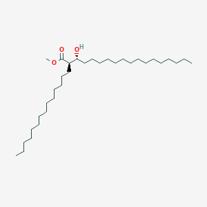 B091323 Octadecanoic acid, 3-hydroxy-2-tetradecyl-, methyl ester, (2R,3R)- CAS No. 18951-36-5