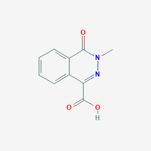 molecular formula C10H8N2O3 B091334 3-甲基-4-氧代-3,4-二氢-酞嗪-1-甲酸 CAS No. 16015-47-7